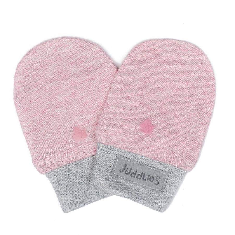 Nursery Snuggle Bugz | No Scratch Mitts - Dogwood Pink