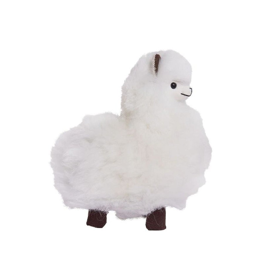 Toys Snuggle Bugz Dolls | Standing Alpaca - White