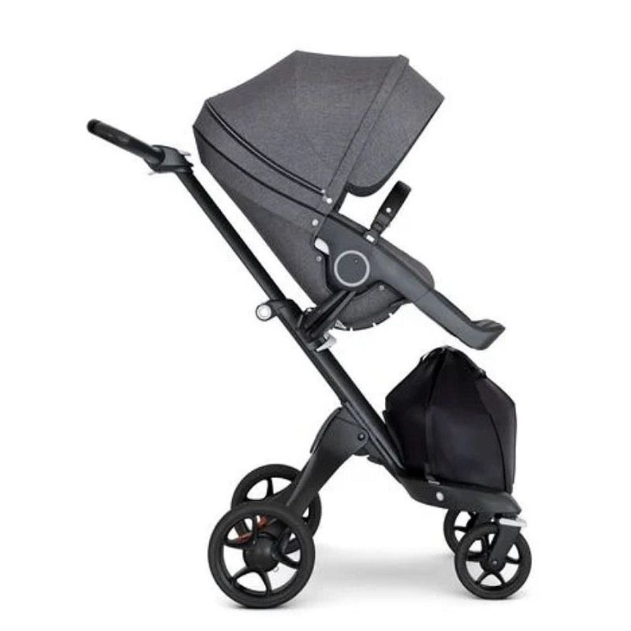 Strollers Snuggle Bugz Full Size Strollers | Xplory V6 Stroller Black Melange