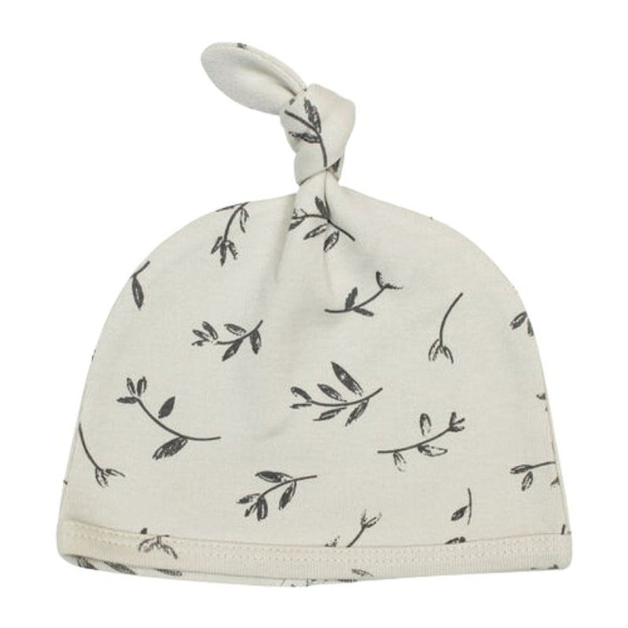 Nursery Snuggle Bugz | Top-Knot Hat Stone Flower