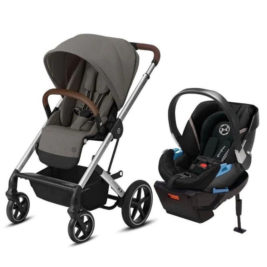 Strollers Snuggle Bugz Travel Systems | Balios S Lux + Aton 2 Travel System Soho Grey