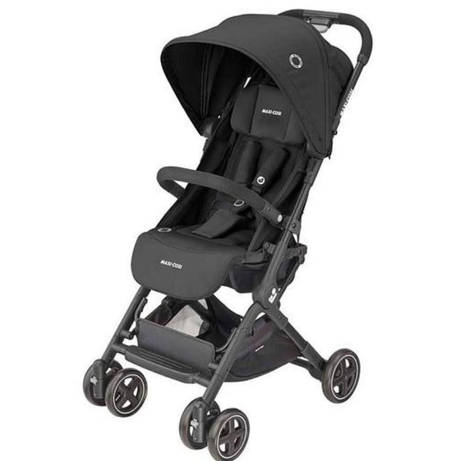 Strollers Snuggle Bugz Lightweight & Travel Strollers | Lara Ultra Compact Stroller Essential Black