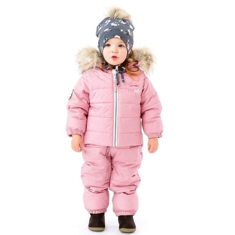 On-The-Go Snuggle Bugz | Mount Hibou One-Piece Snowsuit Pink