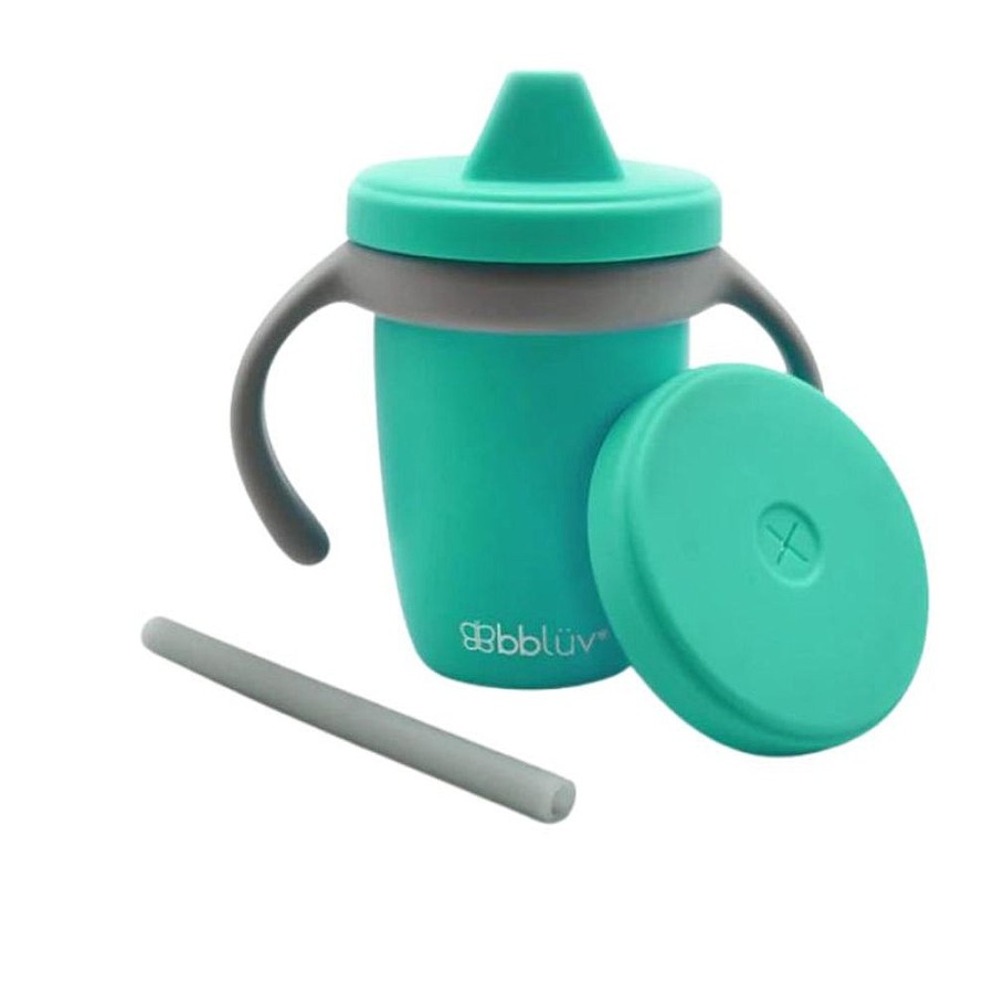 Feeding Snuggle Bugz | Kup: 4-In-1 Transition Sippy Cup Aqua