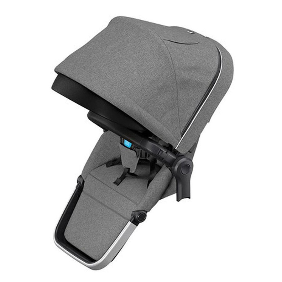 Strollers Snuggle Bugz Stroller Accessories | Sleek Sibling Seat Grey Melange