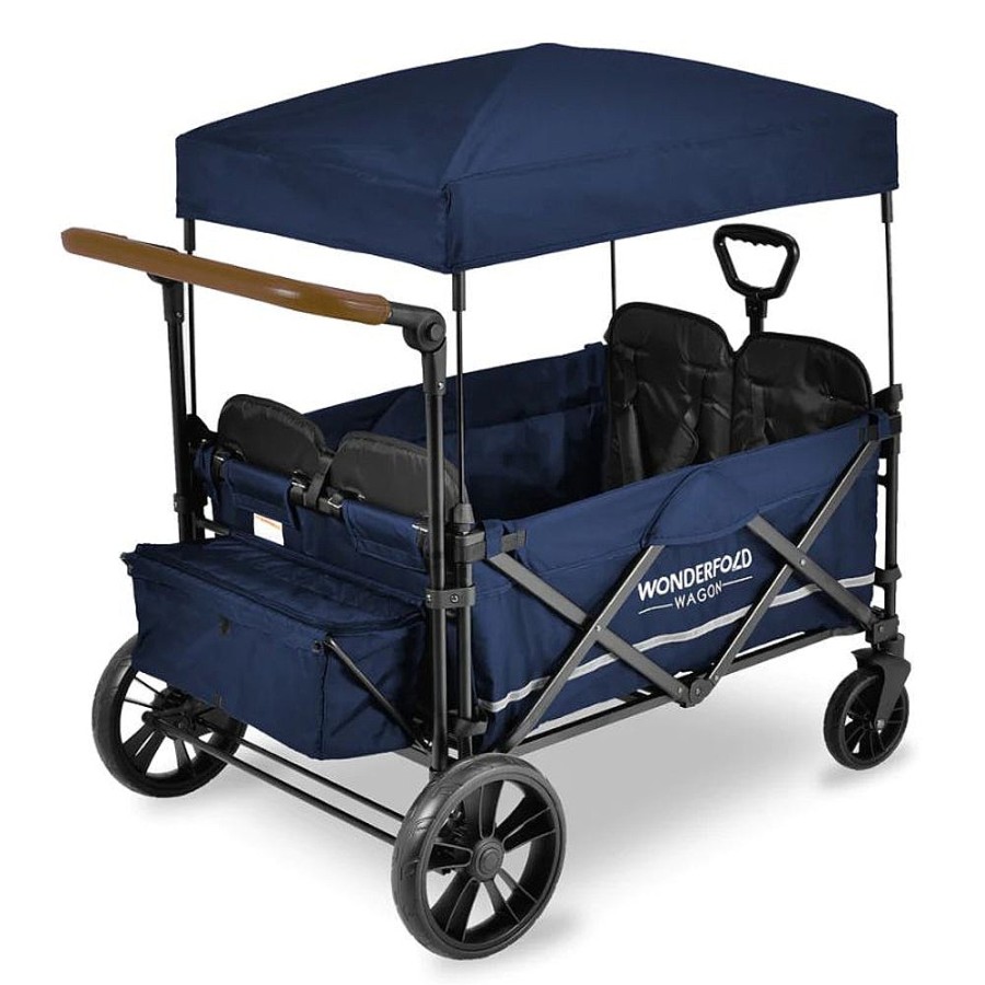 Strollers Snuggle Bugz Wagons | Stroller Wagon (Push&Pull) -X4 Quad Stealth Black