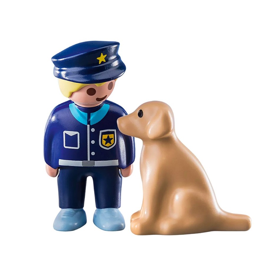 Toys Snuggle Bugz Dolls | Police Officer With Dog