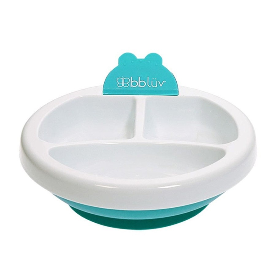 Feeding Snuggle Bugz | Plato-Warm Feeding Plate Aqua