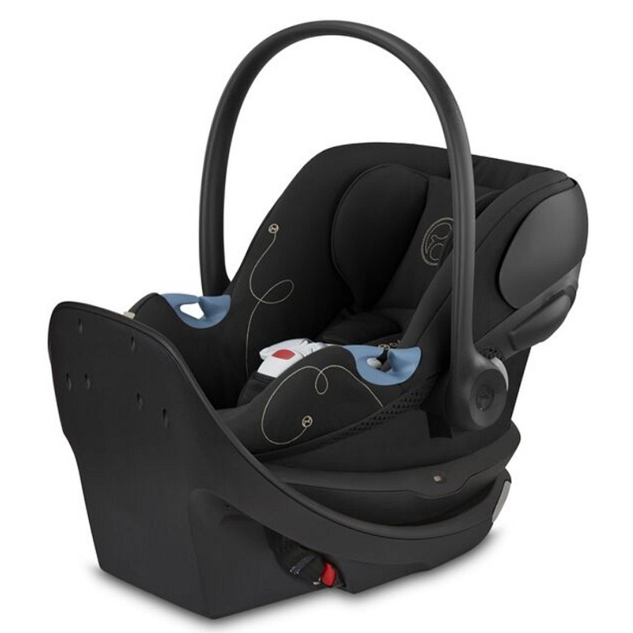 Car Seats Snuggle Bugz Infant Car Seats | Aton G 180° Swivel Sensorsafe Infant Car Seat Moon Black