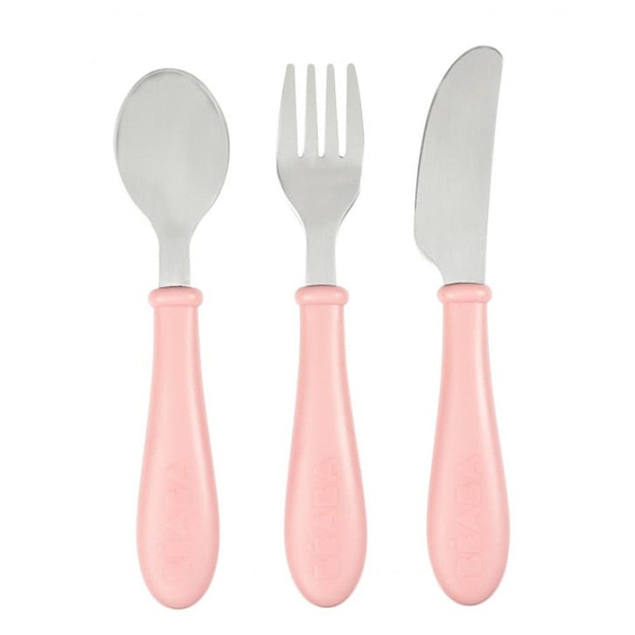 Feeding Snuggle Bugz | Stainless Steel Cutlery [Set Of 3] Rain