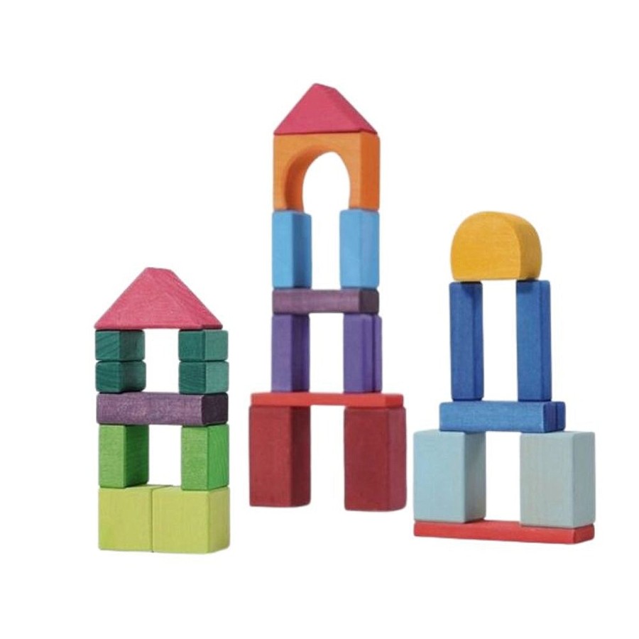 Toys Snuggle Bugz Wooden Toys | Geometrical Blocks