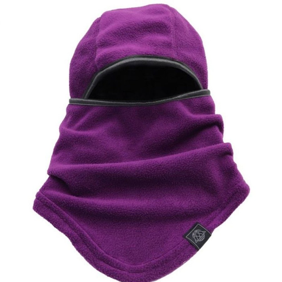 Nursery Snuggle Bugz | 3-In-1 Fleece Balaclava Purple