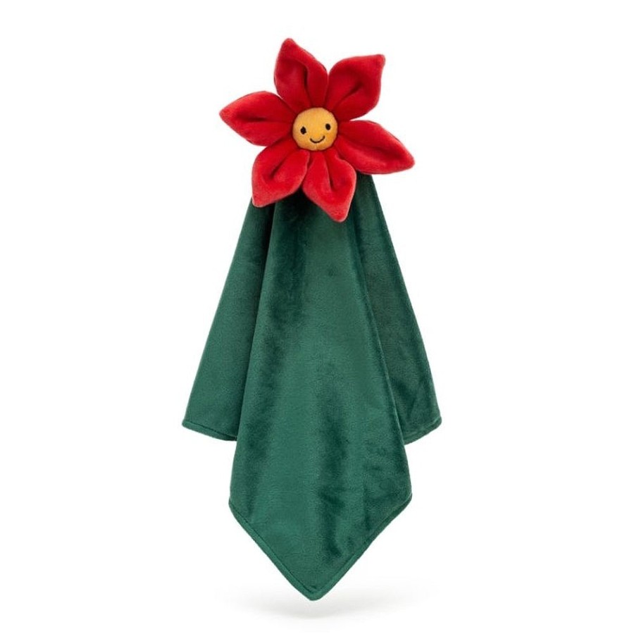 Toys Snuggle Bugz Plush Toys | Fleury Poinsettia Soother