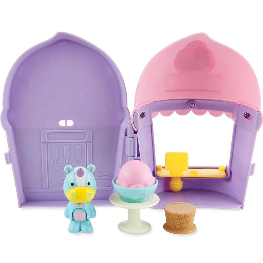 Toys Snuggle Bugz Dolls | Zoo Ice Cream Shoppe Playset - Unicorn