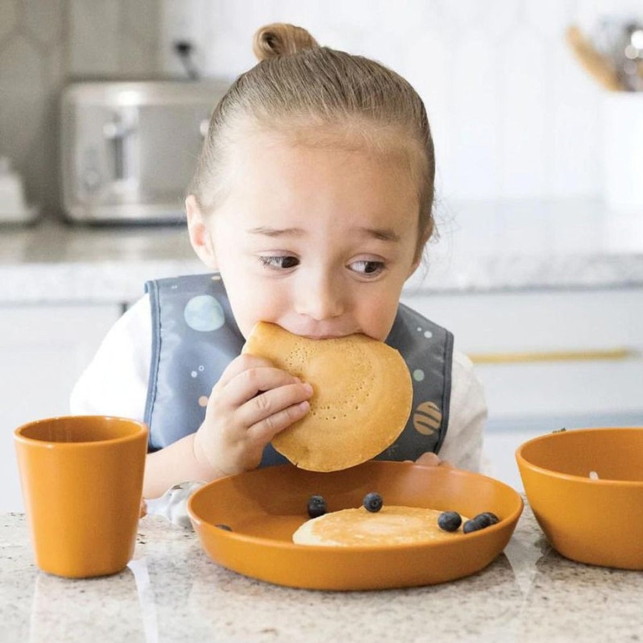 Feeding Snuggle Bugz | Tableware 3 Pack Plate Set Sand/Cinnamon/Taupe