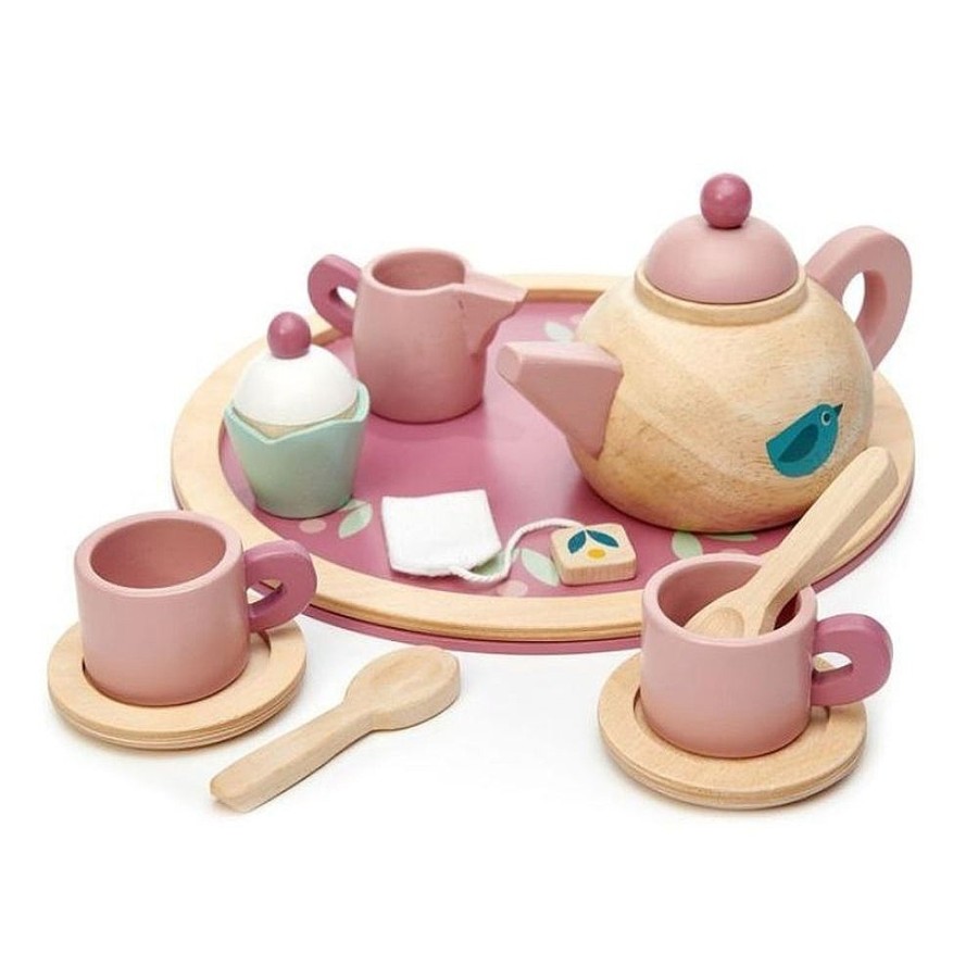 Toys Snuggle Bugz Pretend Play | Birdie Tea Set