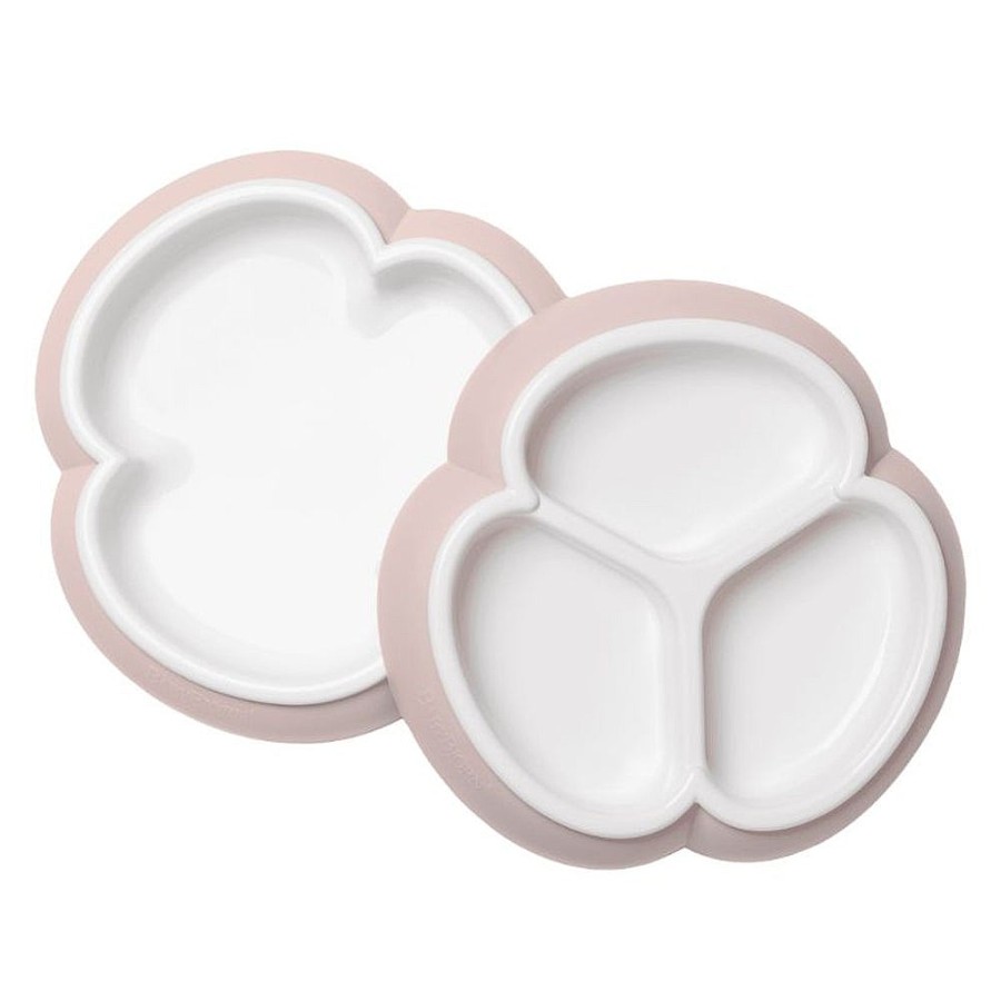 Feeding Snuggle Bugz | Baby Plate Set - 2 Pack Powder Pink