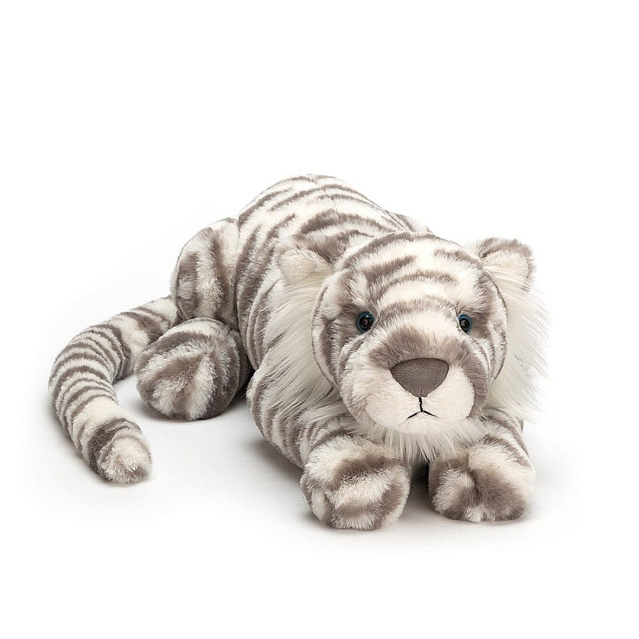 Toys Snuggle Bugz Plush Toys | Sacha Snow Tiger Little