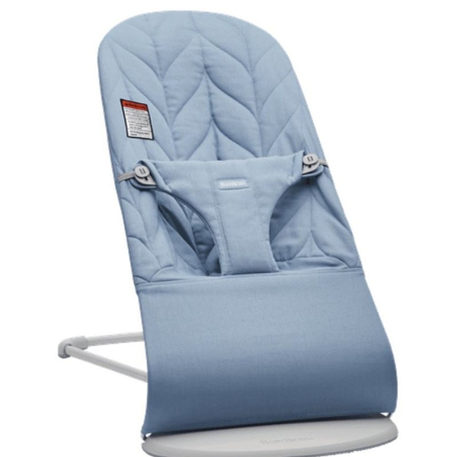 On-The-Go Snuggle Bugz | Bouncer Bliss - Cotton Petal Quilt Pastel Blue