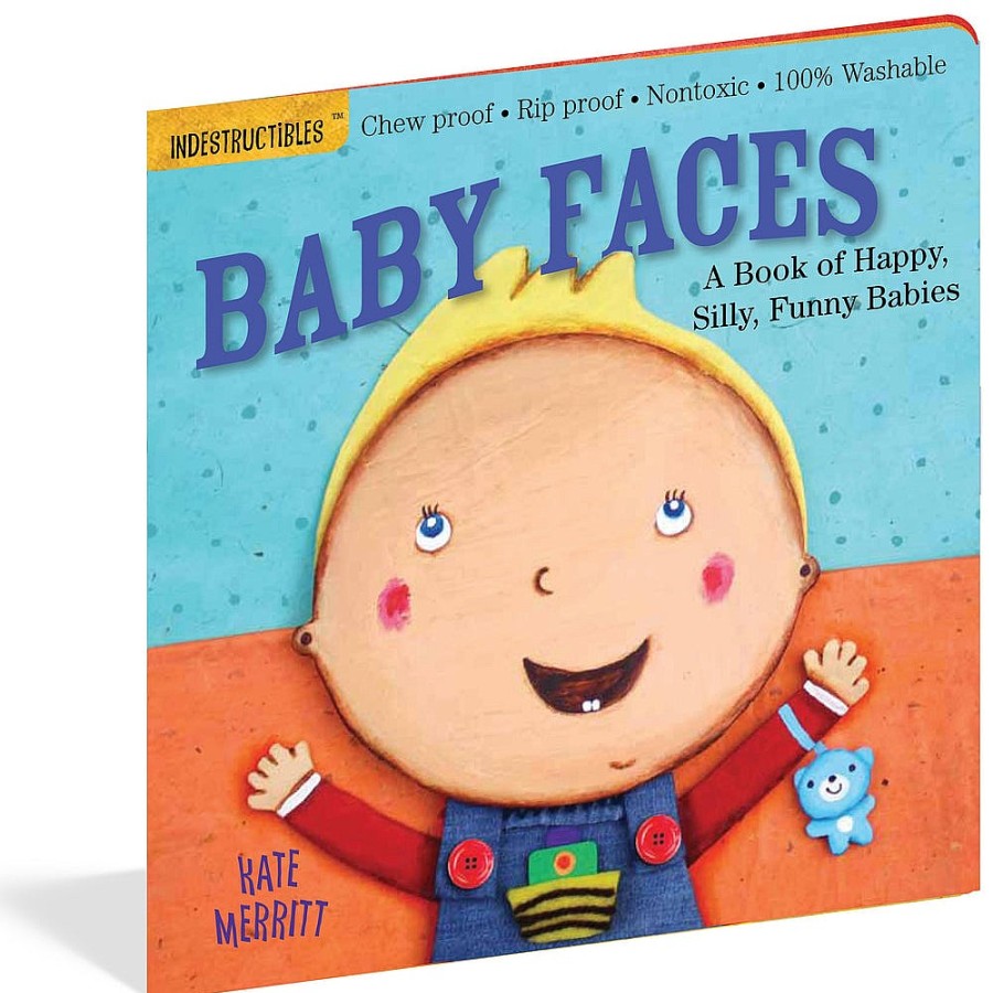 Toys Snuggle Bugz Books | Indestructibles! Baby Faces Book