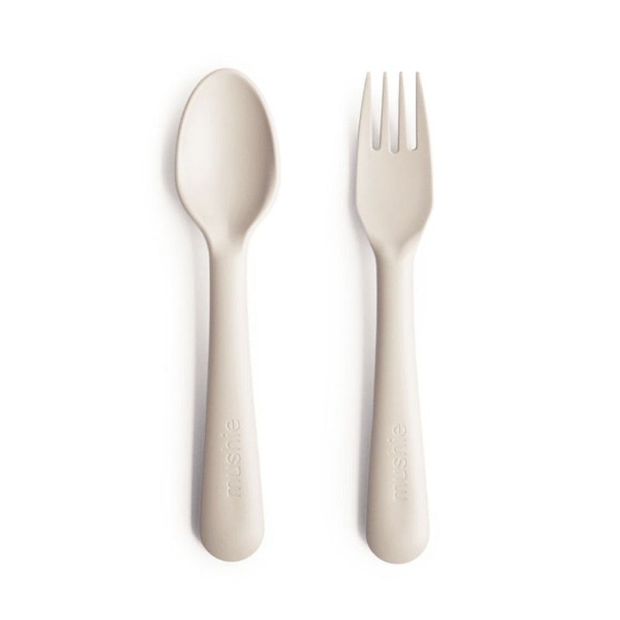 Feeding Snuggle Bugz | Fork & Spoon Set Vanilla