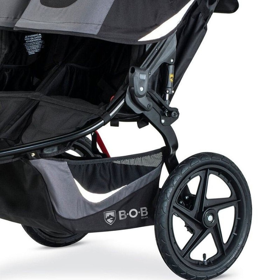 Strollers Snuggle Bugz Jogging Strollers | Revolution Flex Duallie 3.0 Double Stroller Graphite