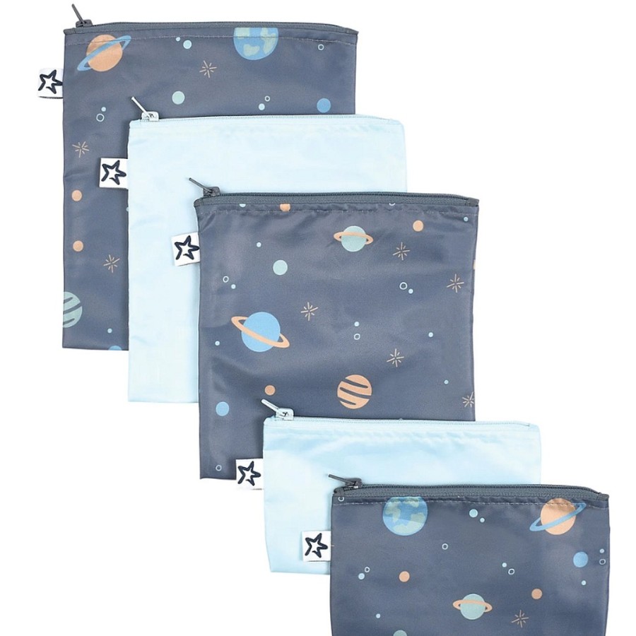 Feeding Snuggle Bugz | Reusable Snack Bags - 5 Pack