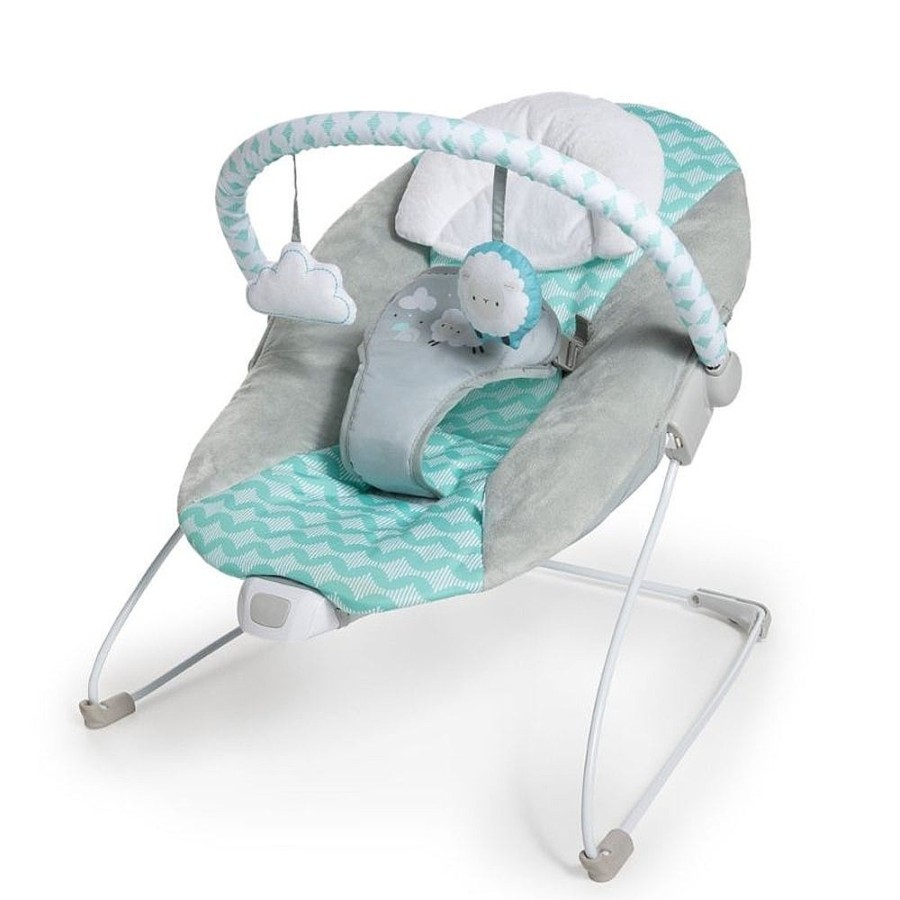 On-The-Go Snuggle Bugz | Bouncity Bounce Vibrating Deluxe Bouncer - Goji