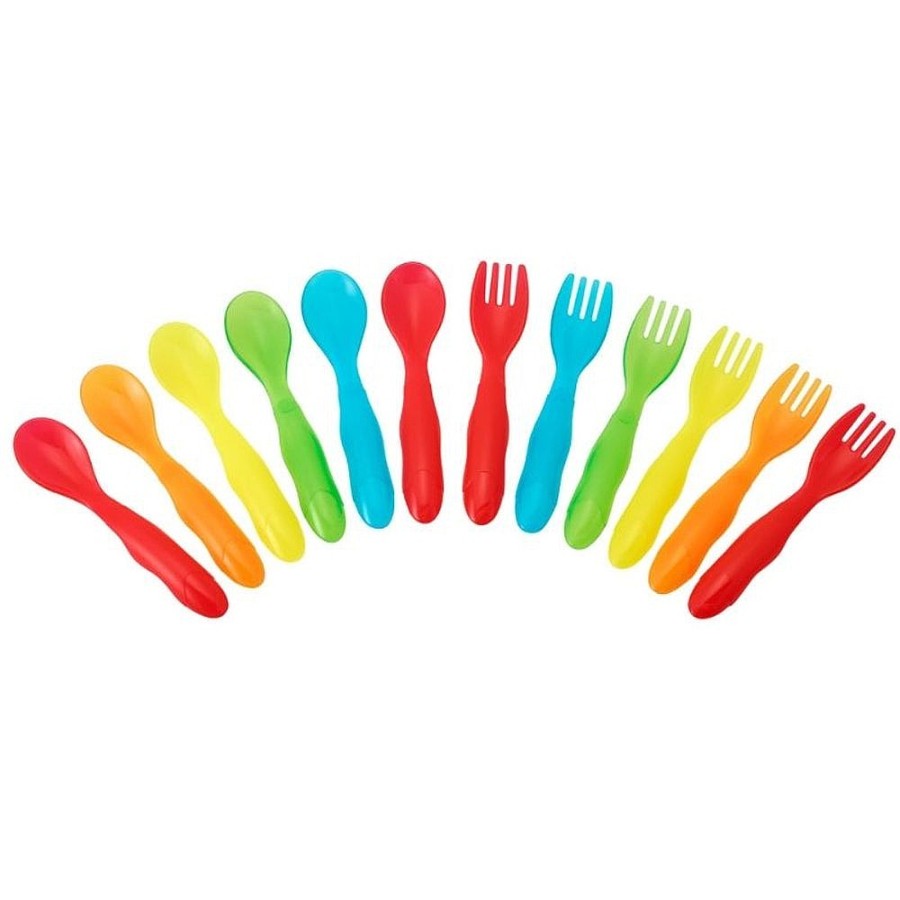 Feeding Snuggle Bugz | Take & Toss Toddler Flatware - 12 Pack