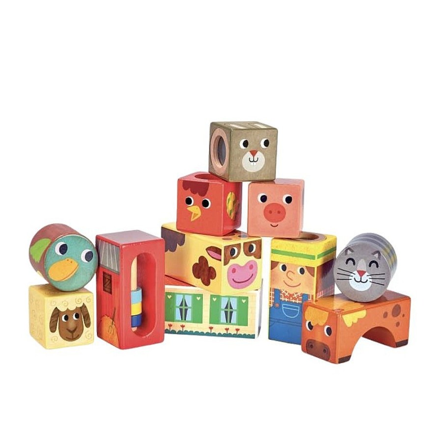 Toys Snuggle Bugz Wooden Toys | Sound Blocks