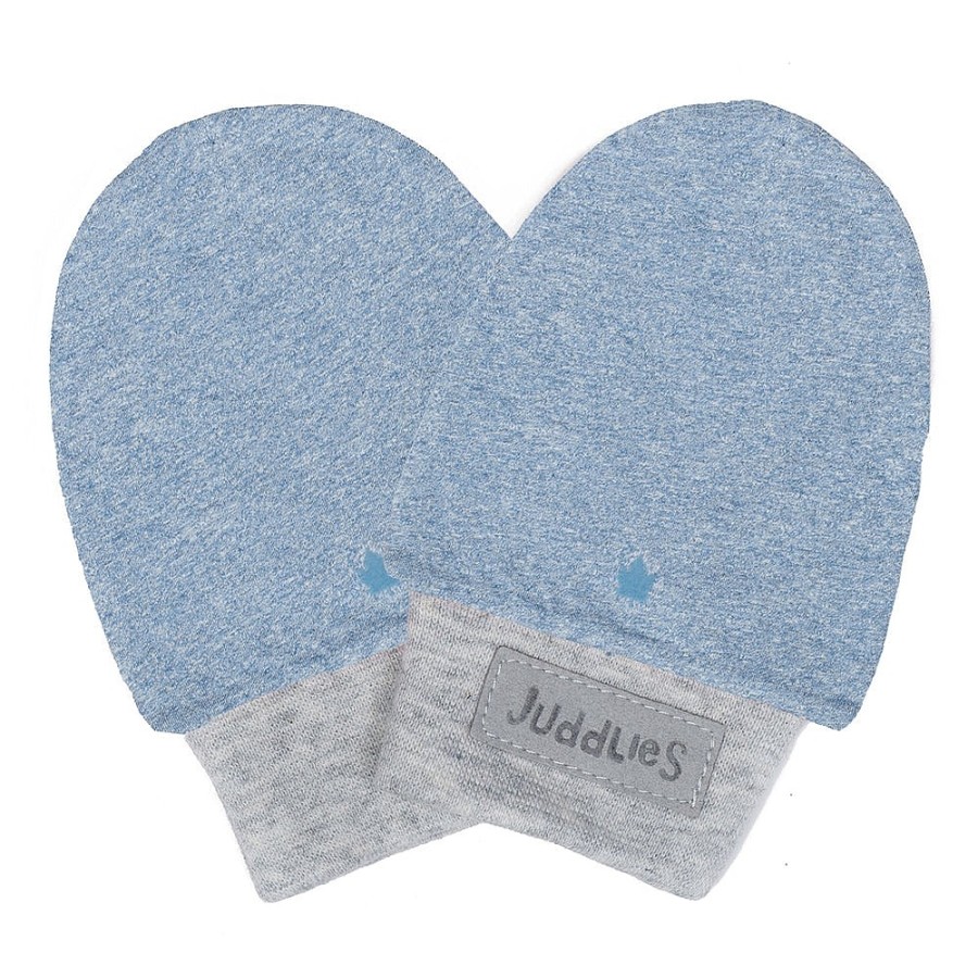 Nursery Snuggle Bugz | No Scratch Mitts - Denim