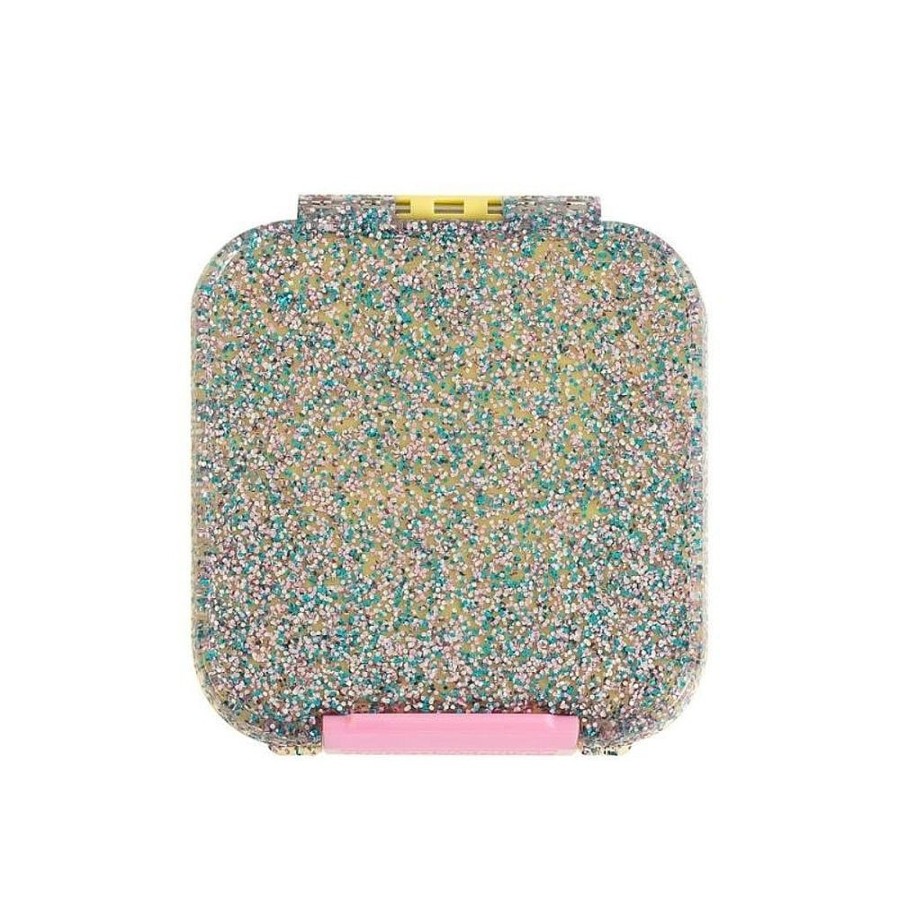 Feeding Snuggle Bugz | Bento Two Lunch Boxes Glitter Yellow