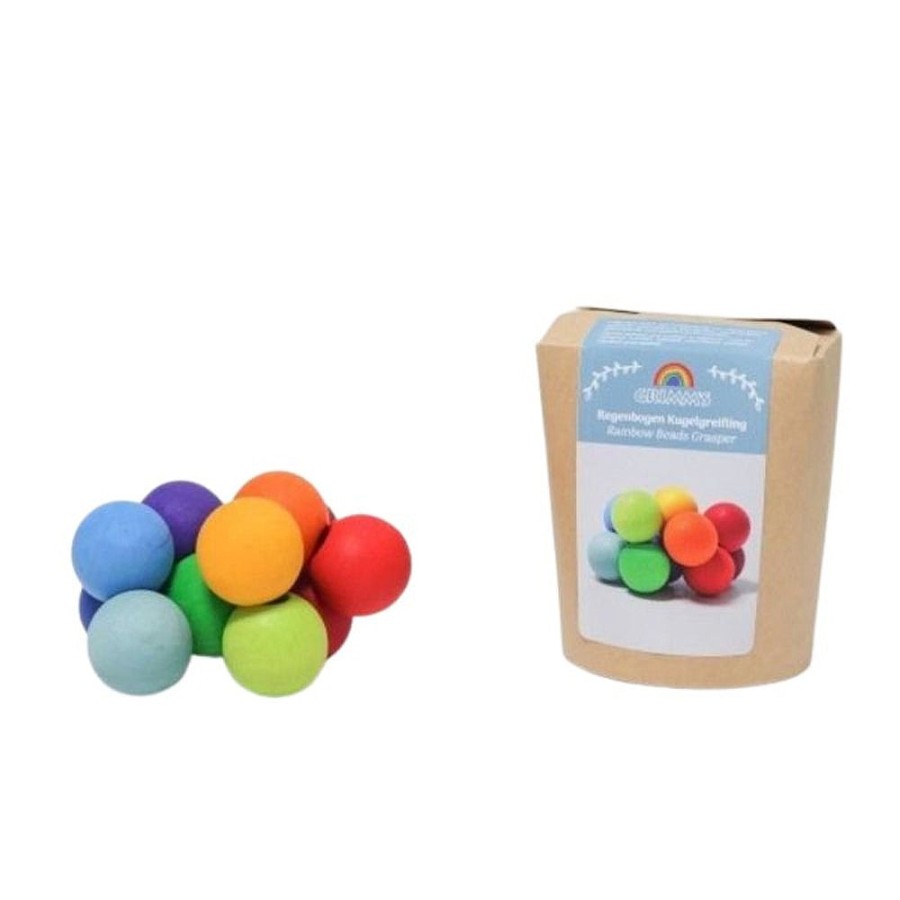 Toys Snuggle Bugz Sensory Toys | Bead Graspers Rainbow