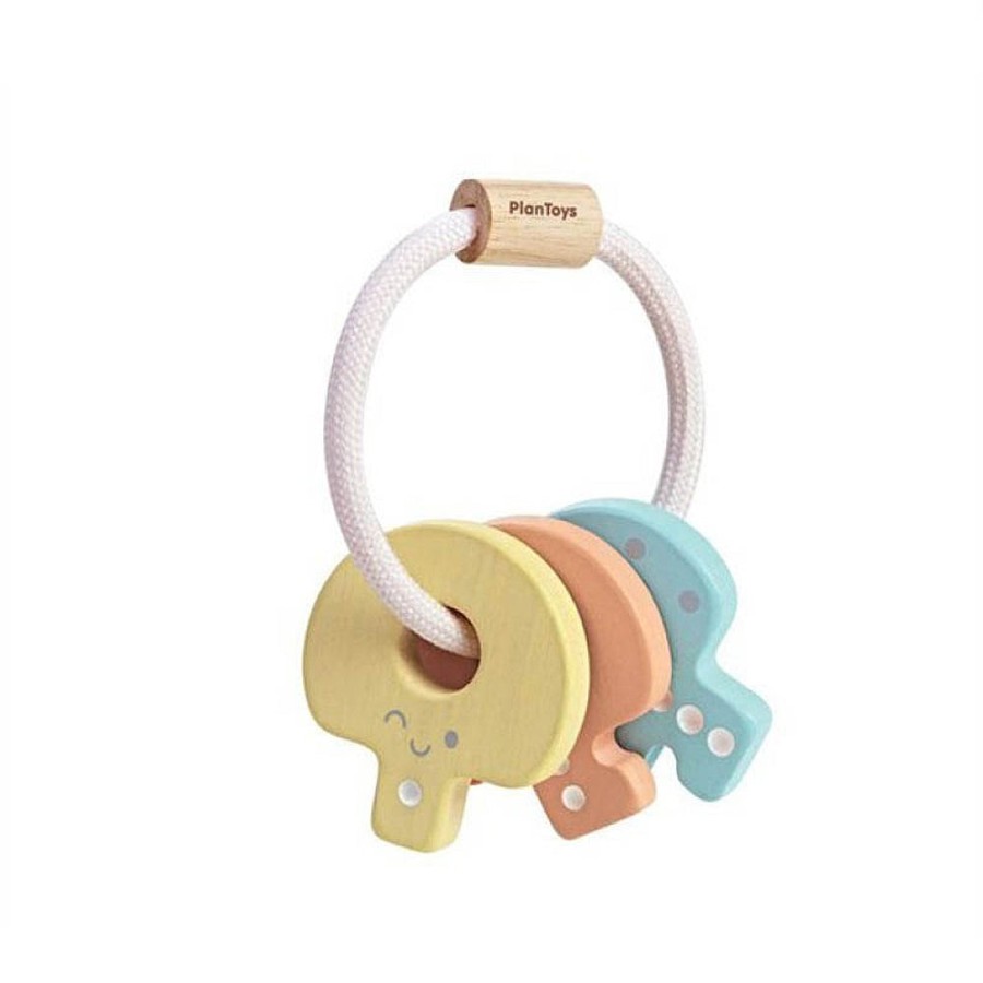 Toys Snuggle Bugz Sensory Toys | Baby Key Rattle Rainbow