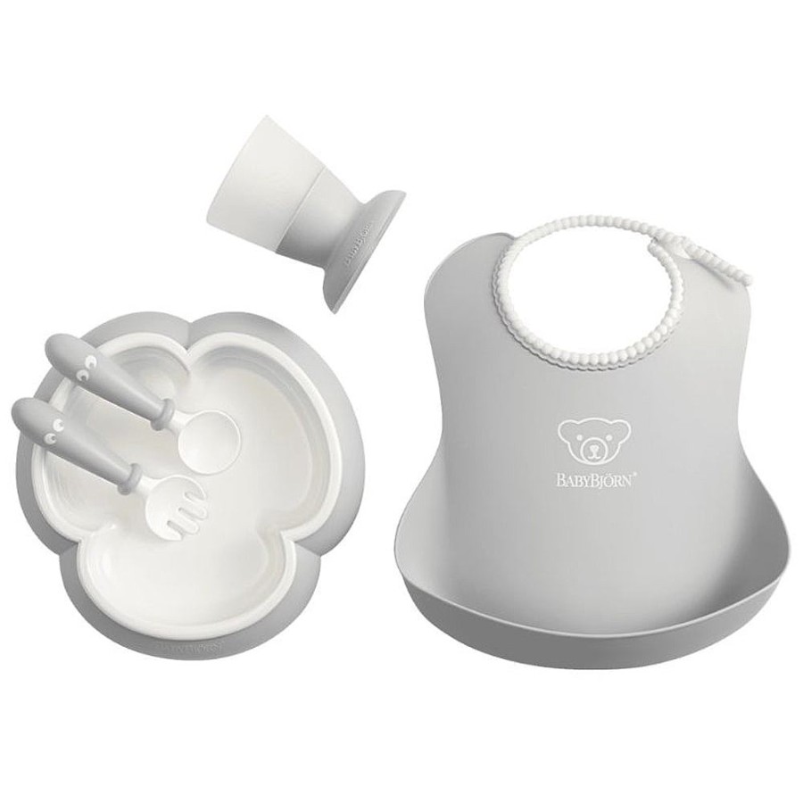 Feeding Snuggle Bugz | Baby Dinner Set Grey