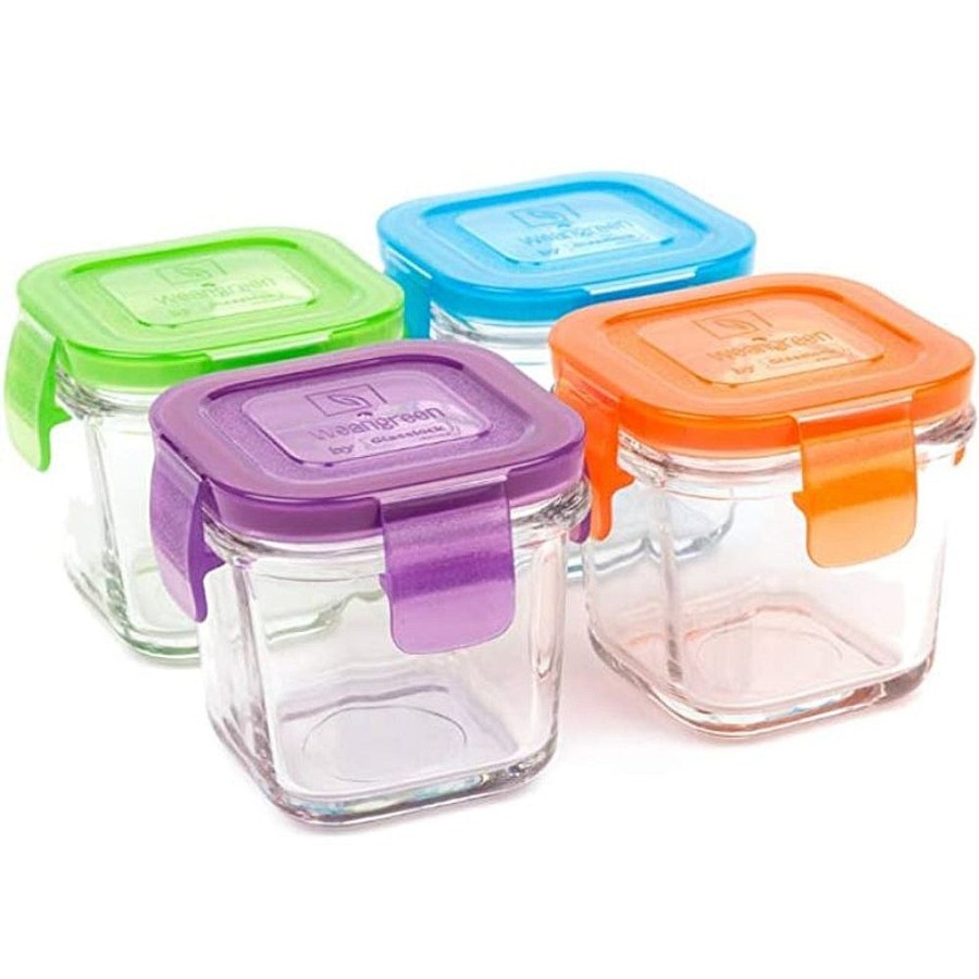 Feeding Snuggle Bugz | Snack Cube Food Storage - 4 Pack