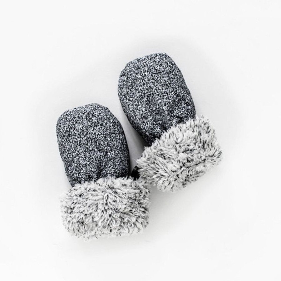 Nursery Snuggle Bugz | Winter Mitts Herringbone Grey