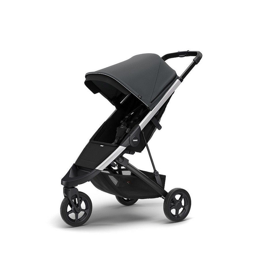 Strollers Snuggle Bugz Full Size Strollers | Spring Stroller Shadow Grey