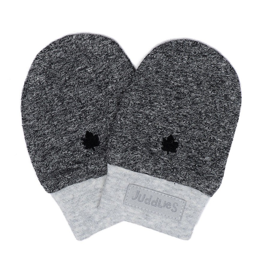 Nursery Snuggle Bugz | No Scratch Mitts - Graphite Black