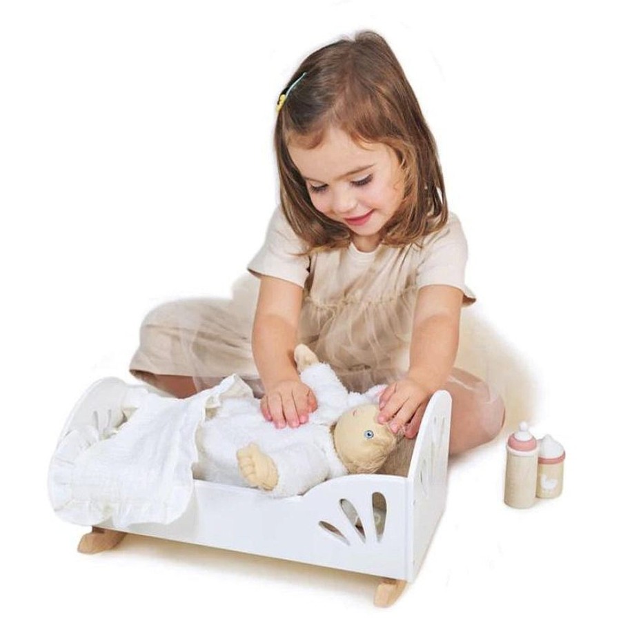 Toys Snuggle Bugz Dolls | Sweet Swan Dolly Bed