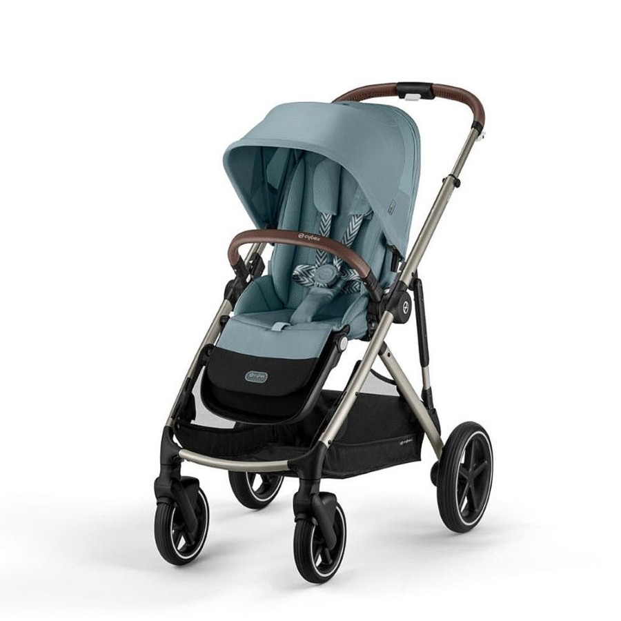 Strollers Snuggle Bugz Full Size Strollers | Gazelle S 2023 Stroller Lava Grey Seat/Silver Frame