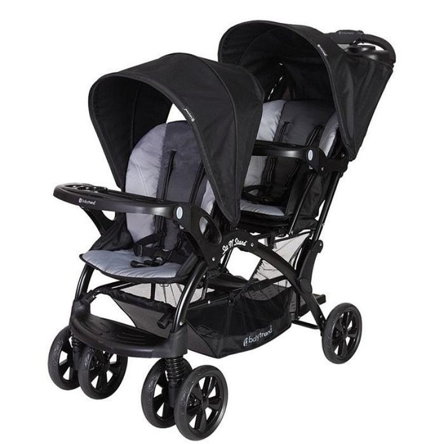 Strollers Snuggle Bugz Double Strollers | Sit N' Stand Double Stroller