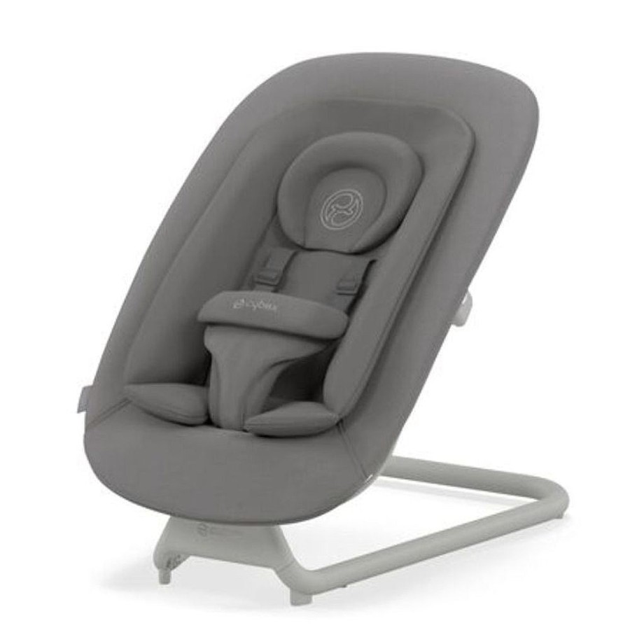 On-The-Go Snuggle Bugz | Lemo Bouncer Suede Grey