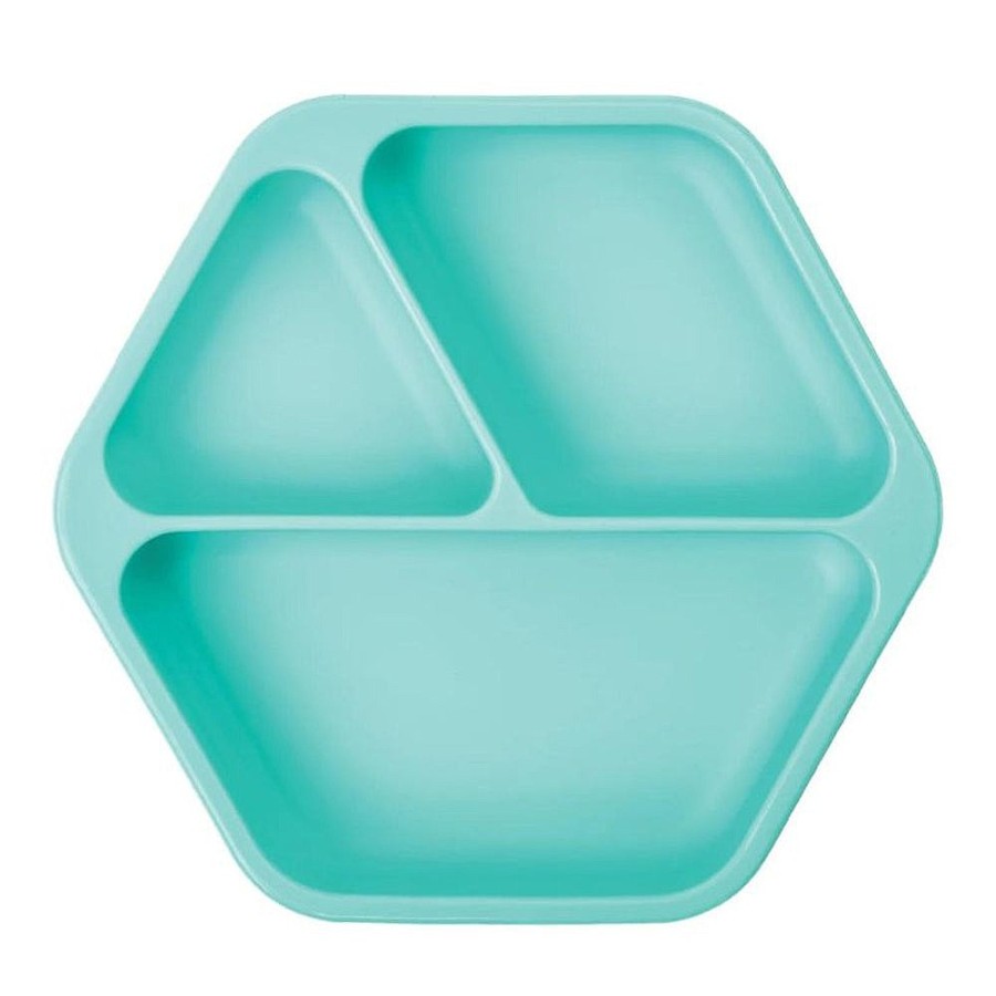 Feeding Snuggle Bugz | Silicone Suction Plate Blue