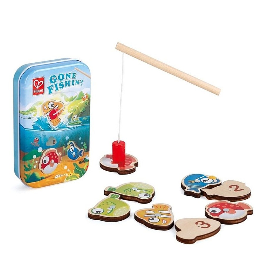 Toys Snuggle Bugz Wooden Toys | Gone Fishin' Game