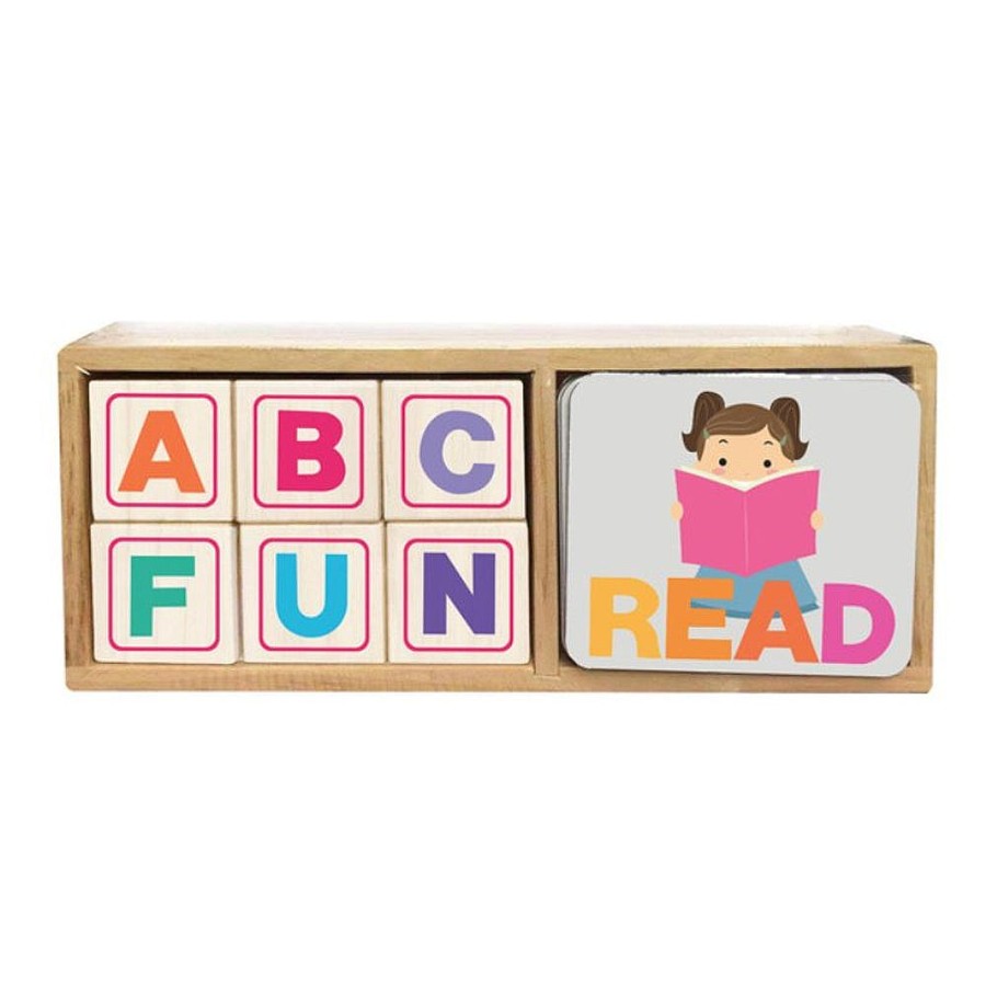 Toys Snuggle Bugz Building & Construction Toys | Chicka Chicka Boom Boom - Abc Spelling Blocks