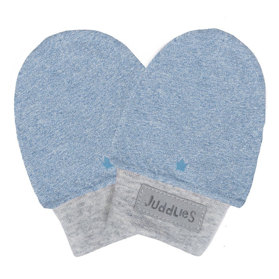 Nursery Snuggle Bugz | No Scratch Mitts - Denim