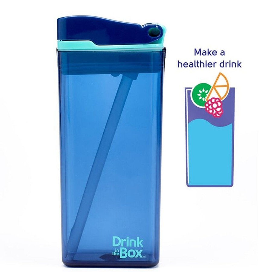 Feeding Snuggle Bugz | Reusable Drink Box - 12 Oz Blue