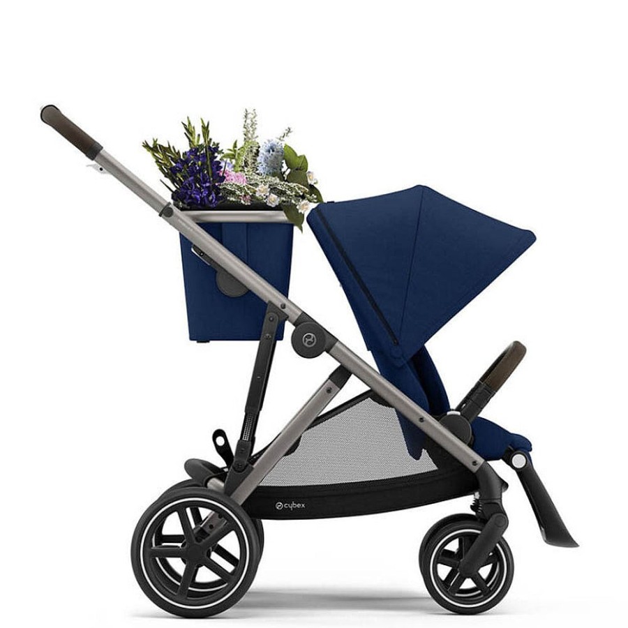 Strollers Snuggle Bugz Full Size Strollers | Gazelle S Stroller Navy Blue