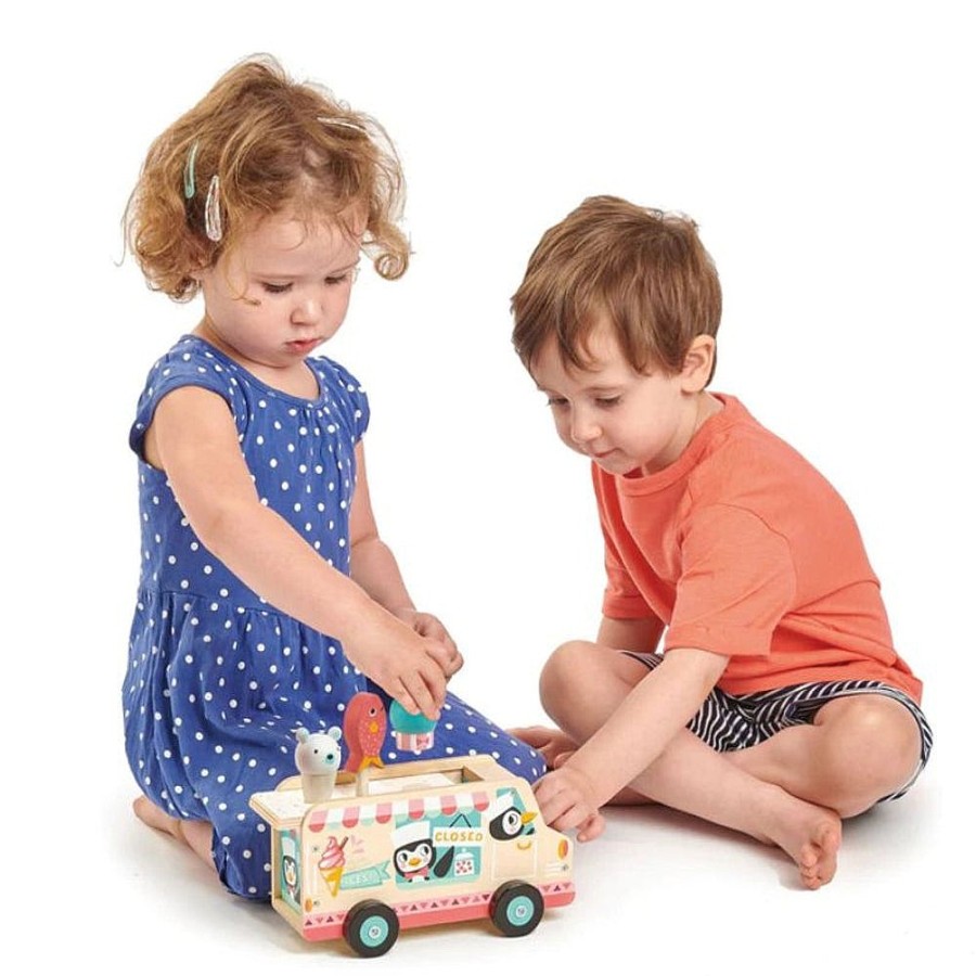 Toys Snuggle Bugz Dolls | Penguin'S Gelato Van